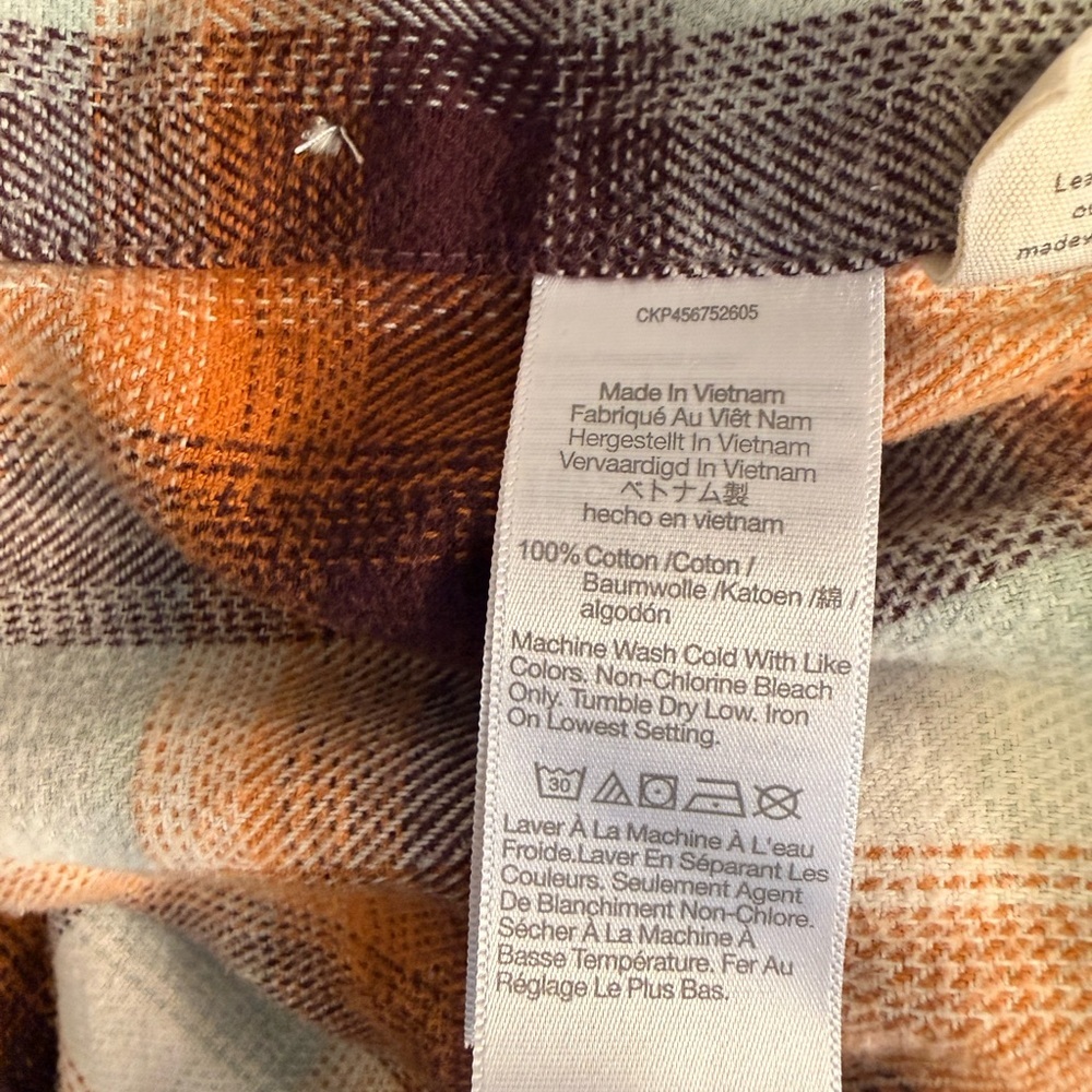 Madewell 100% Warm Plaid and Flannel Button-Down Shirt Sz XXL LAGENLOOK - Picture 11 of 13